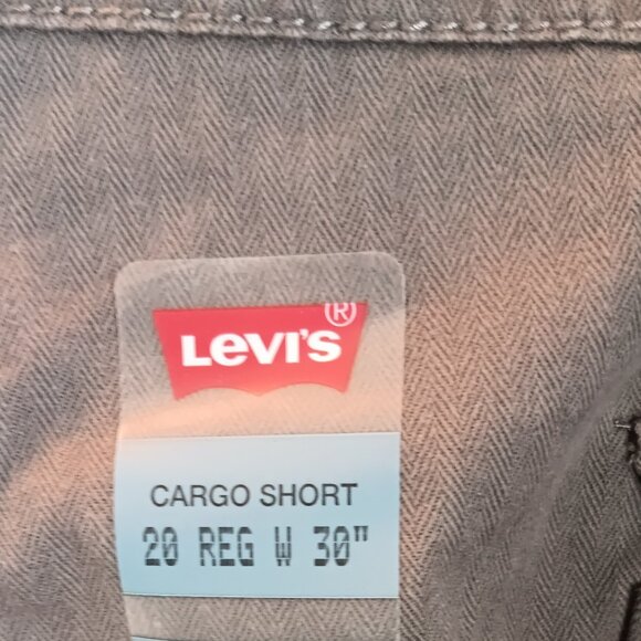 Levi Cargo Shorts, Dark Gray - Big Boys Size 20 Reg W30" - Picture 5 of 6